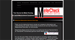 Desktop Screenshot of metercheckms.com