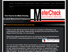 Tablet Screenshot of metercheckms.com